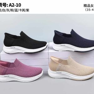 PVC Fly Knit Breathable 5D Heels Women Sports Shoes